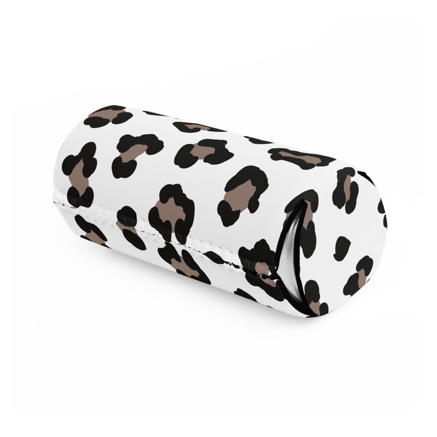 Leopard Print Slim Can Cooler