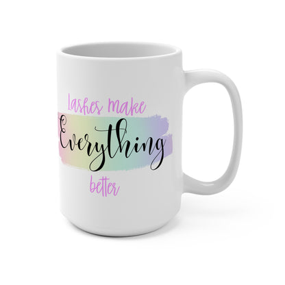 Lashes Make Everything Better Ceramic Mug