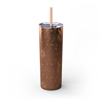 Celestial Skinny Tumbler with Straw