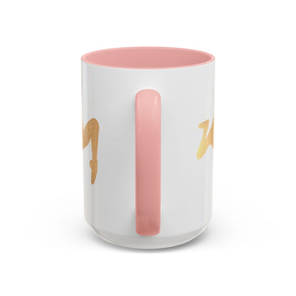 Gold Dancer Accent Coffee Mug