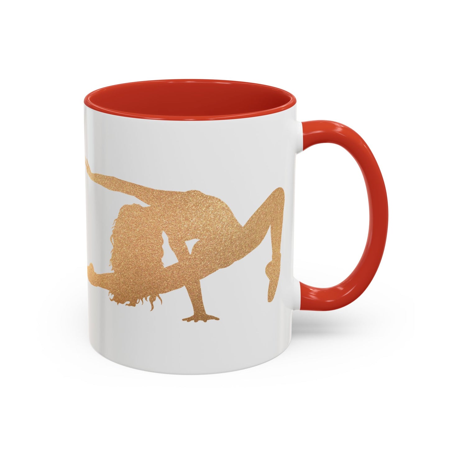 Gold Dancer Accent Coffee Mug