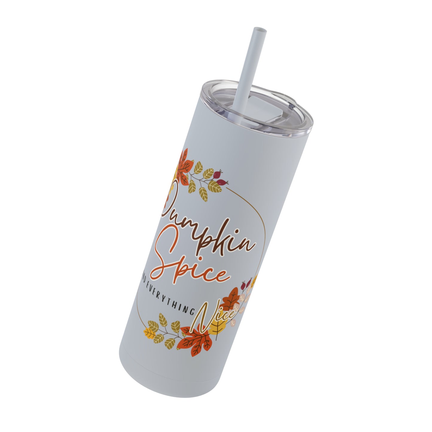 Pumpkin Spice Maars Maker Skinny Matte Tumbler