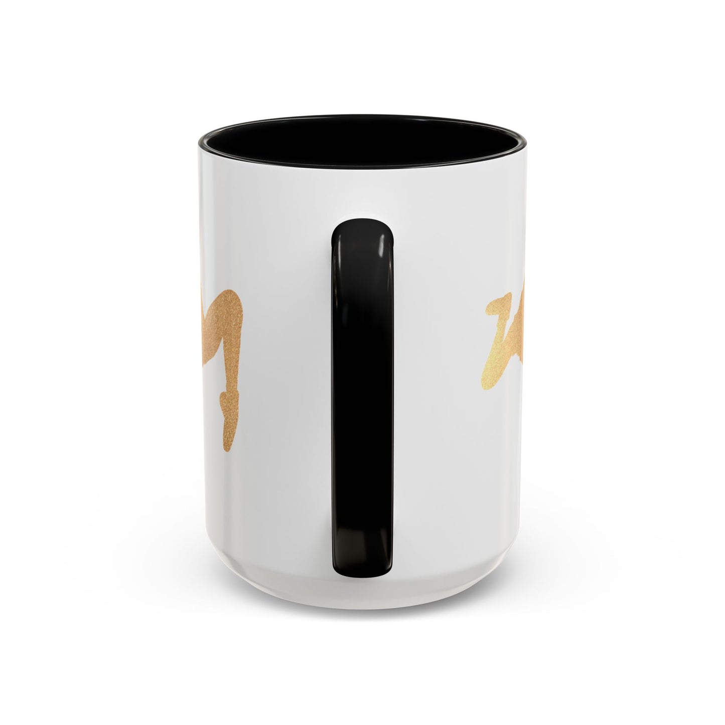 Gold Dancer Accent Coffee Mug