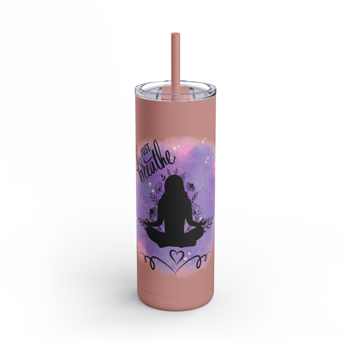 Just Breathe Maars Maker Skinny Matte Tumbler