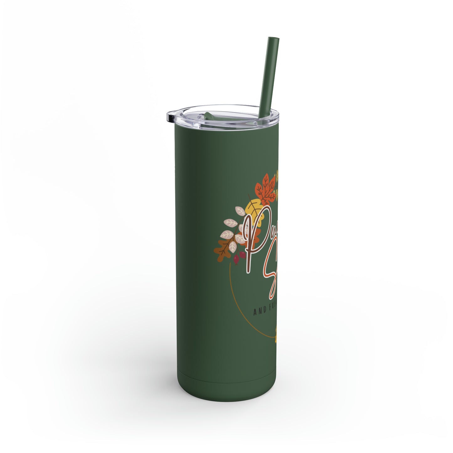 Pumpkin Spice Maars Maker Skinny Matte Tumbler