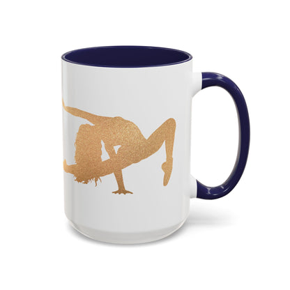 Gold Dancer Accent Coffee Mug