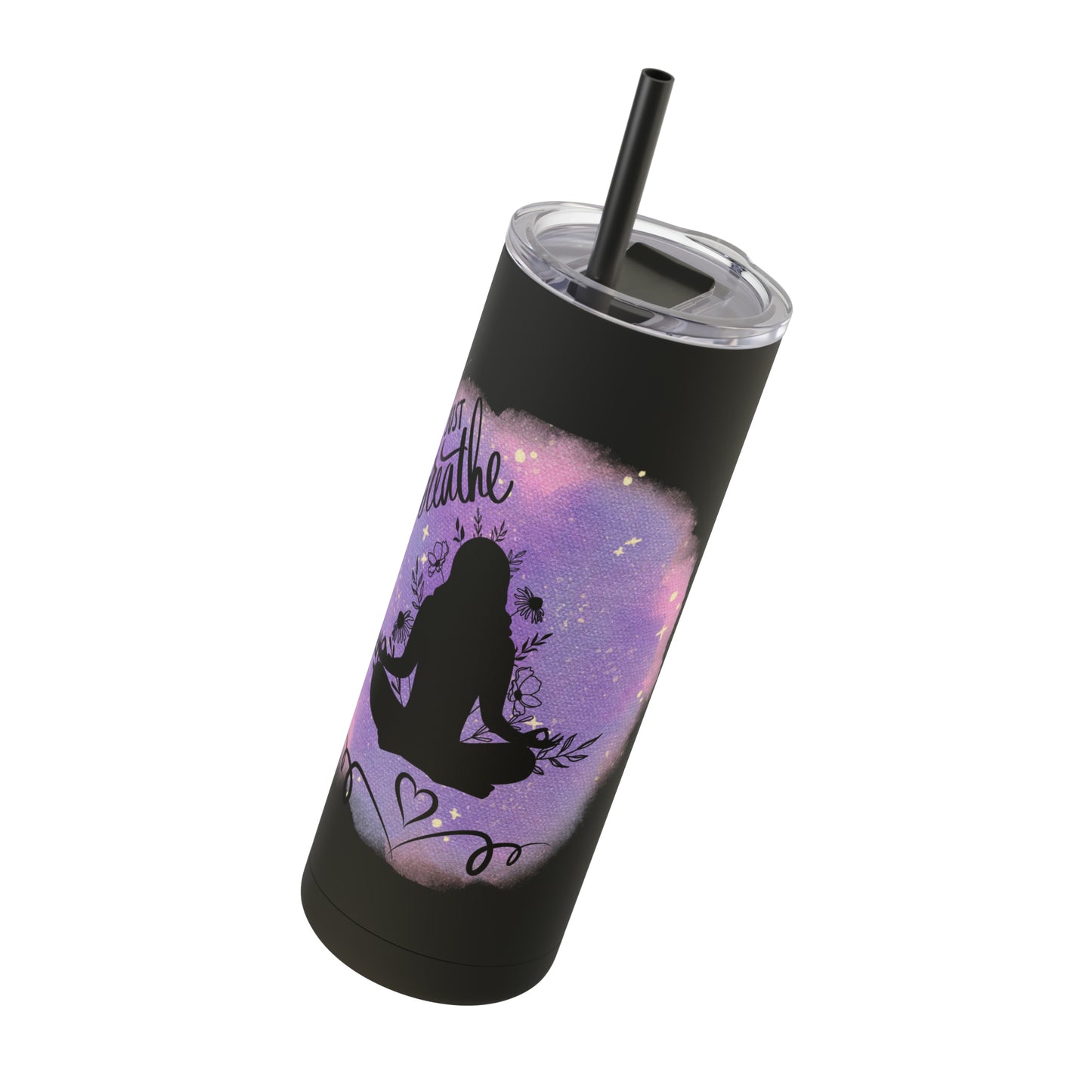 Just Breathe Maars Maker Skinny Matte Tumbler