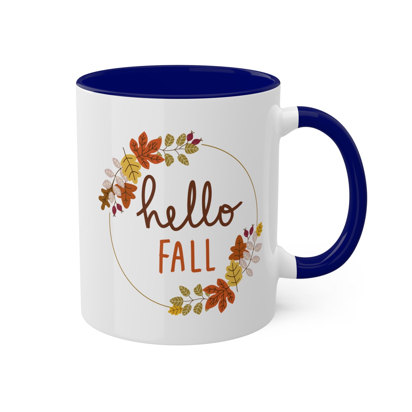 Hello Fall Colorful Mugs