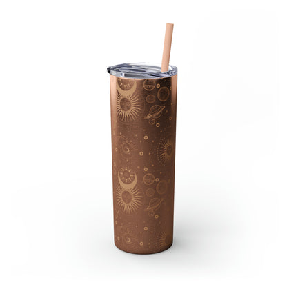 Celestial Skinny Tumbler with Straw