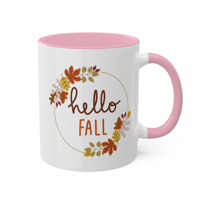 Hello Fall Colorful Mugs