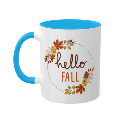 Hello Fall Colorful Mugs