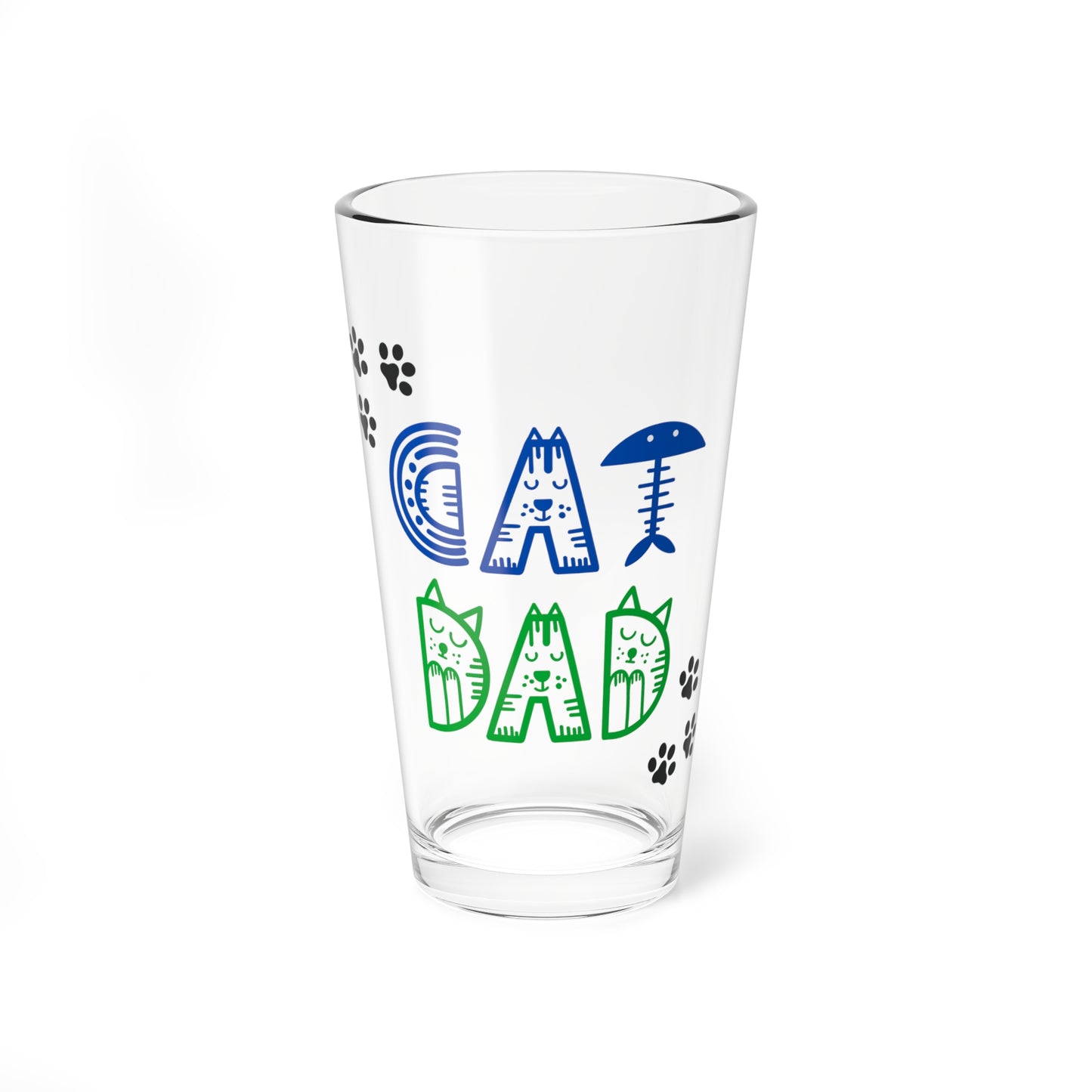 Cat Dad Mixing Glass