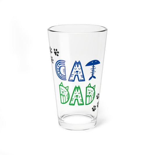 Cat Dad Mixing Glass