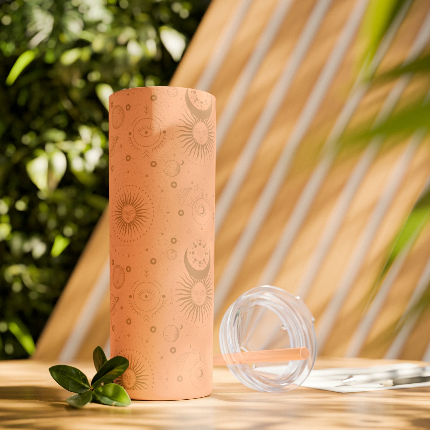 Celestial Skinny Tumbler with Straw