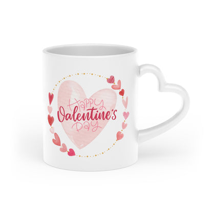 Valentine's Day Heart-Shaped Mug