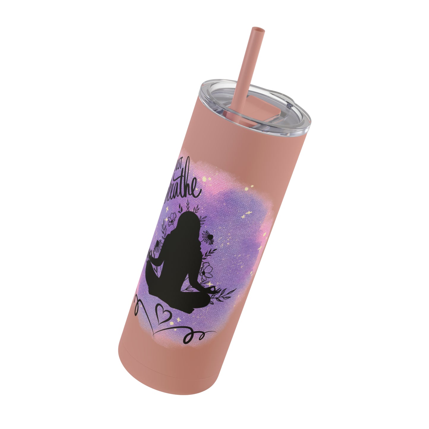 Just Breathe Maars Maker Skinny Matte Tumbler