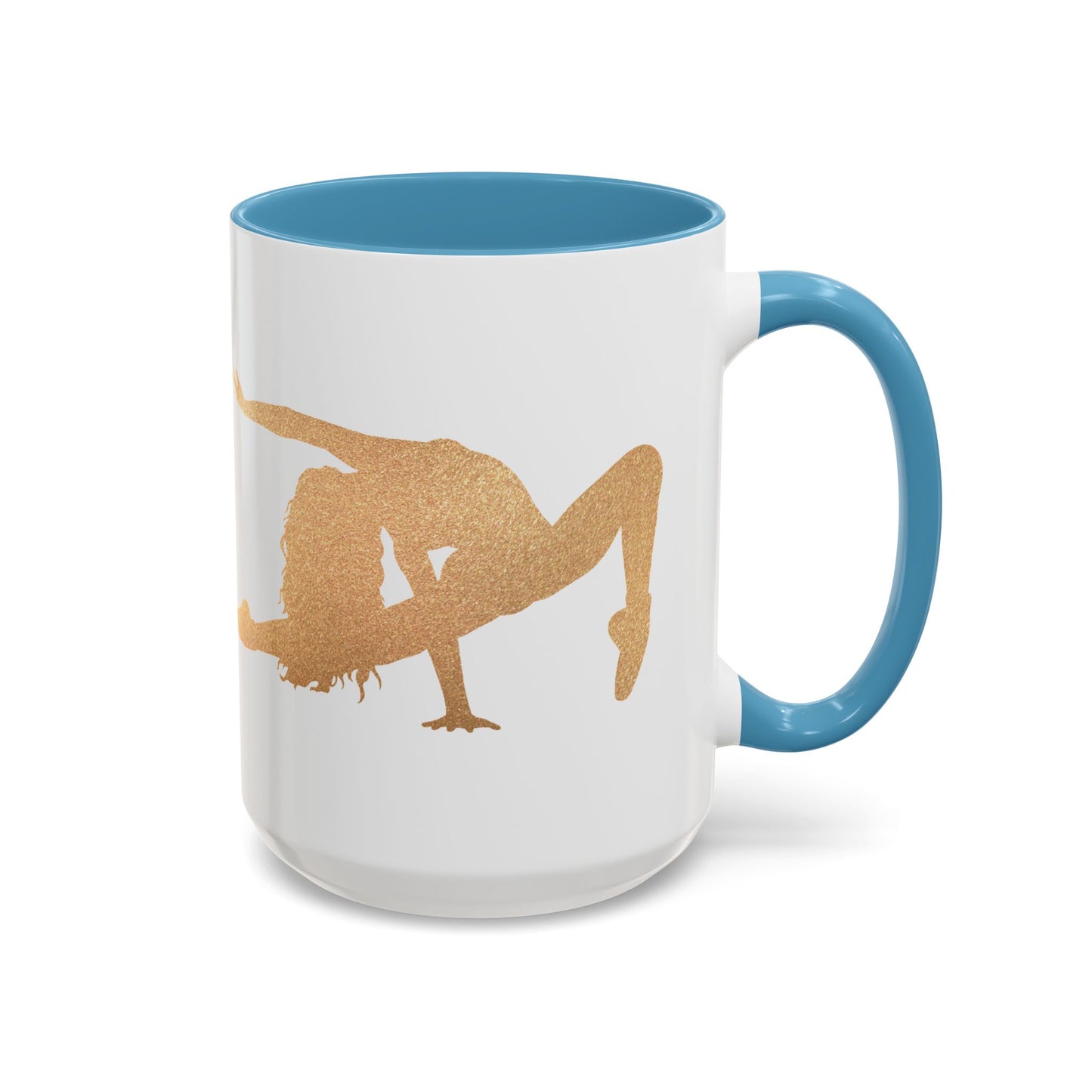 Gold Dancer Accent Coffee Mug