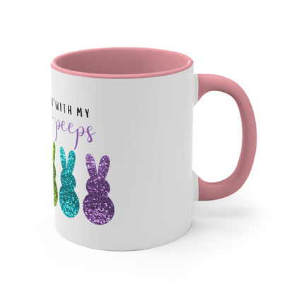 Easter Peeps Accent Mug