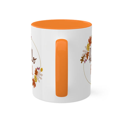 Hello Fall Colorful Mugs