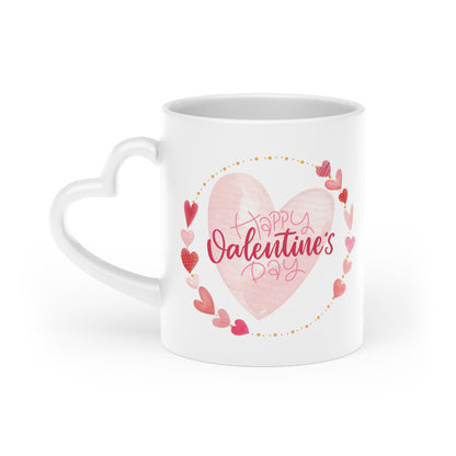 Valentine's Day Heart-Shaped Mug