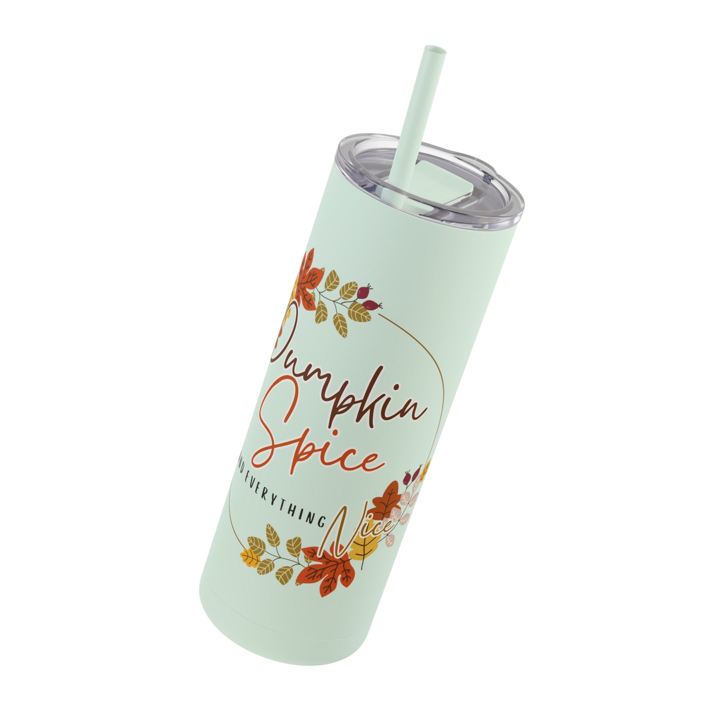 Pumpkin Spice Maars Maker Skinny Matte Tumbler