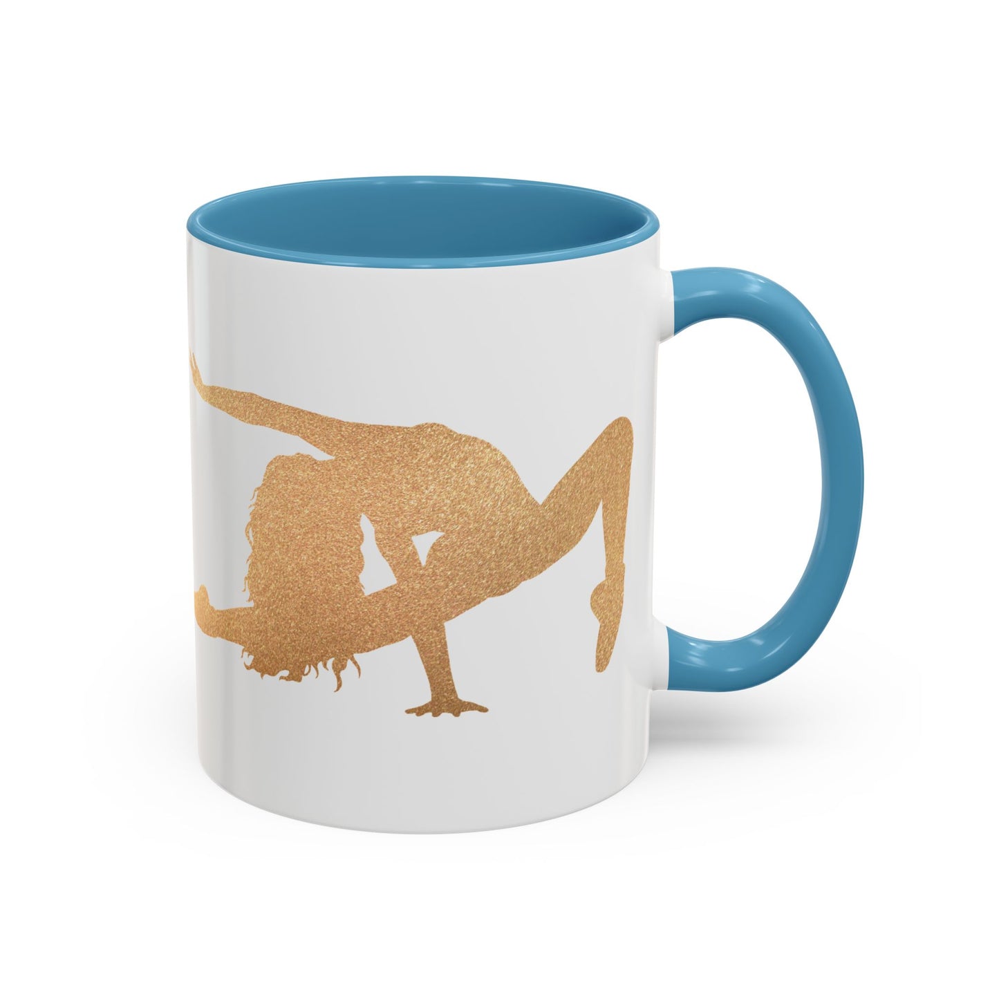 Gold Dancer Accent Coffee Mug