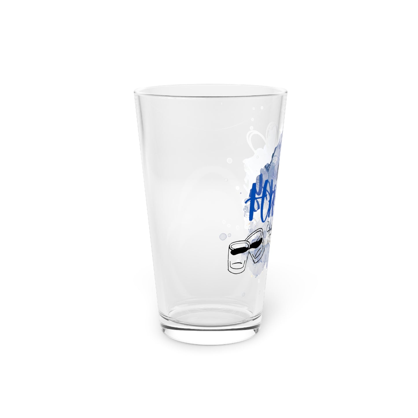 Drink Happy Thoughts Pint Glass