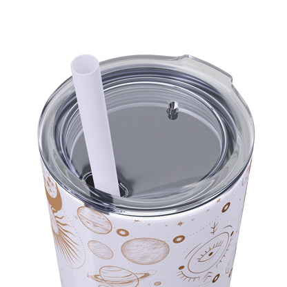 Celestial Skinny Tumbler with Straw