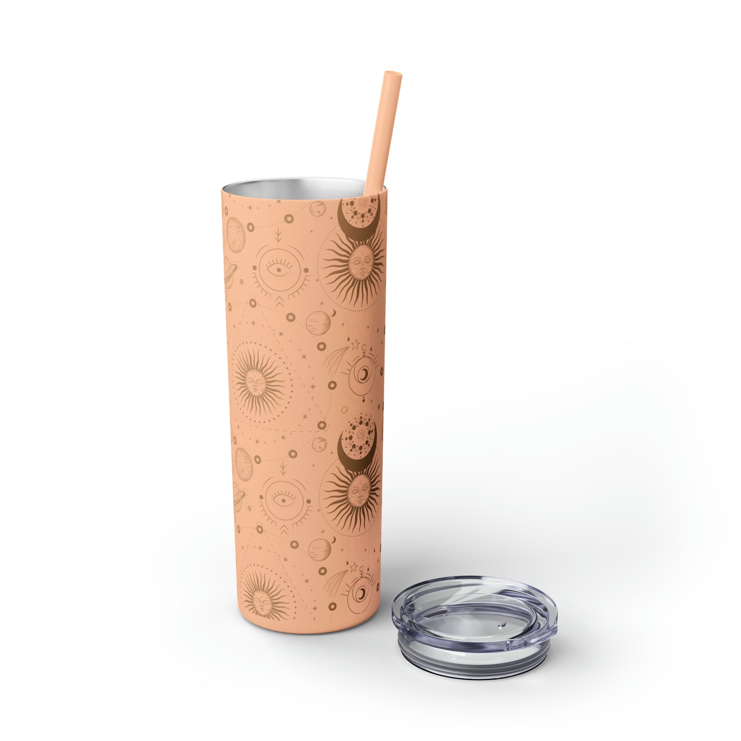 Celestial Skinny Tumbler with Straw