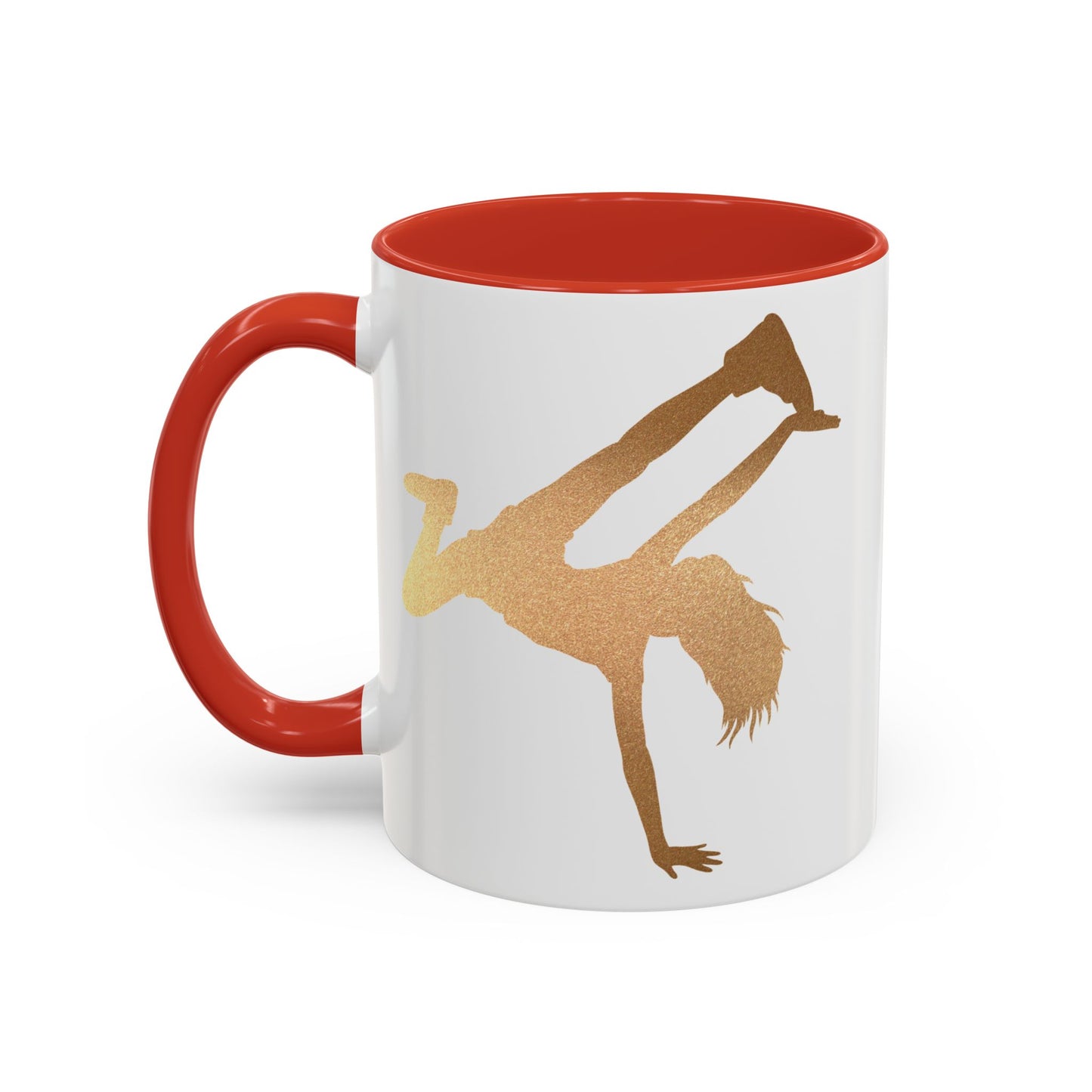 Gold Dancer Accent Coffee Mug