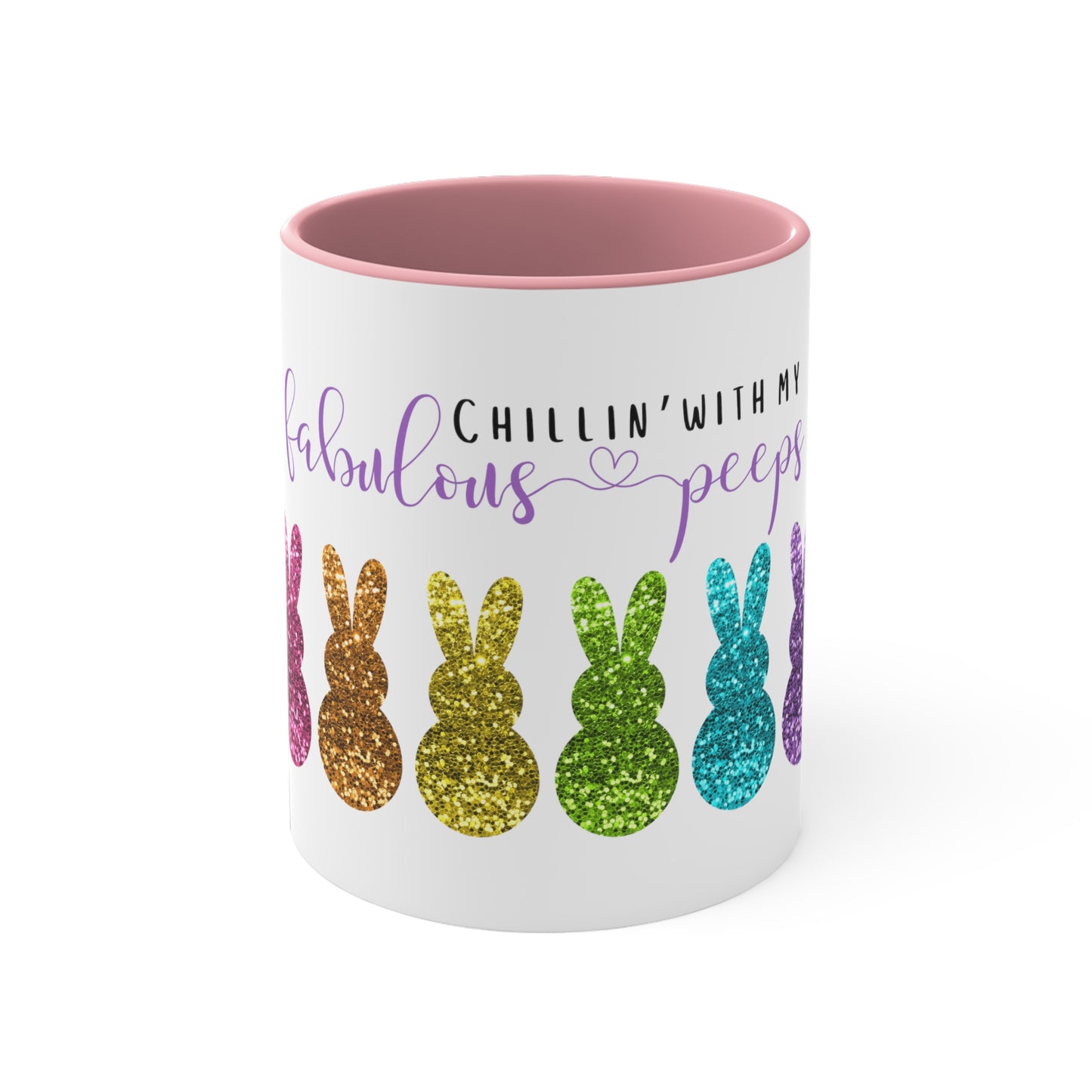 Easter Peeps Accent Mug