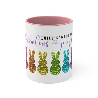 Easter Peeps Accent Mug