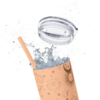 Celestial Skinny Tumbler with Straw