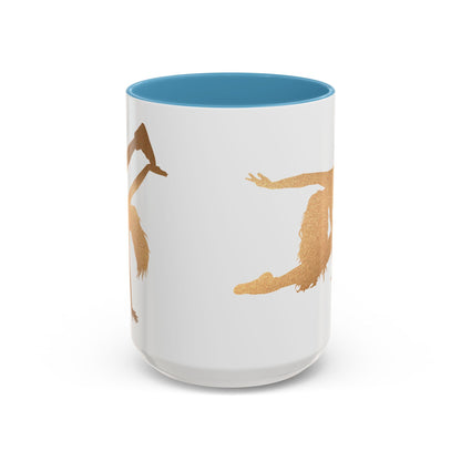 Gold Dancer Accent Coffee Mug