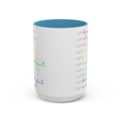 Affirmations Accent Coffee Mug