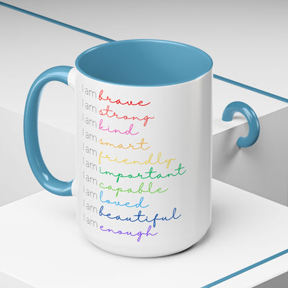 Affirmations Accent Coffee Mug