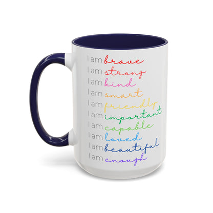 Affirmations Accent Coffee Mug