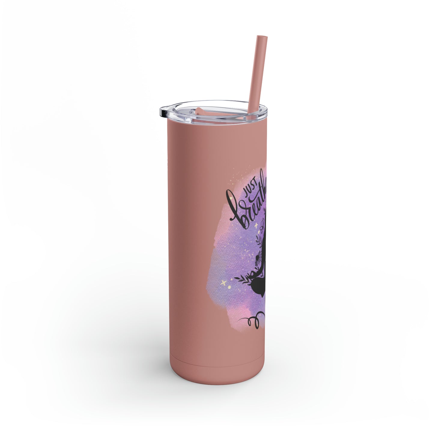 Just Breathe Maars Maker Skinny Matte Tumbler