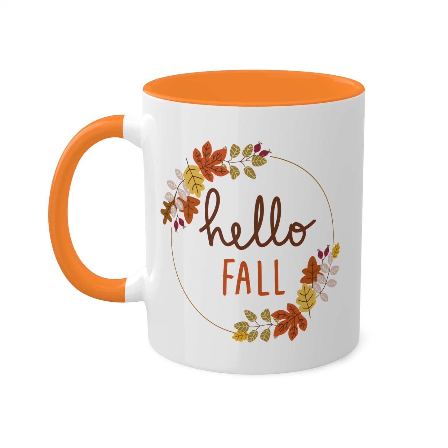 Hello Fall Colorful Mugs