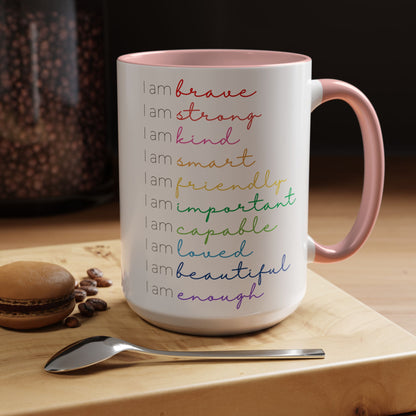 Affirmations Accent Coffee Mug