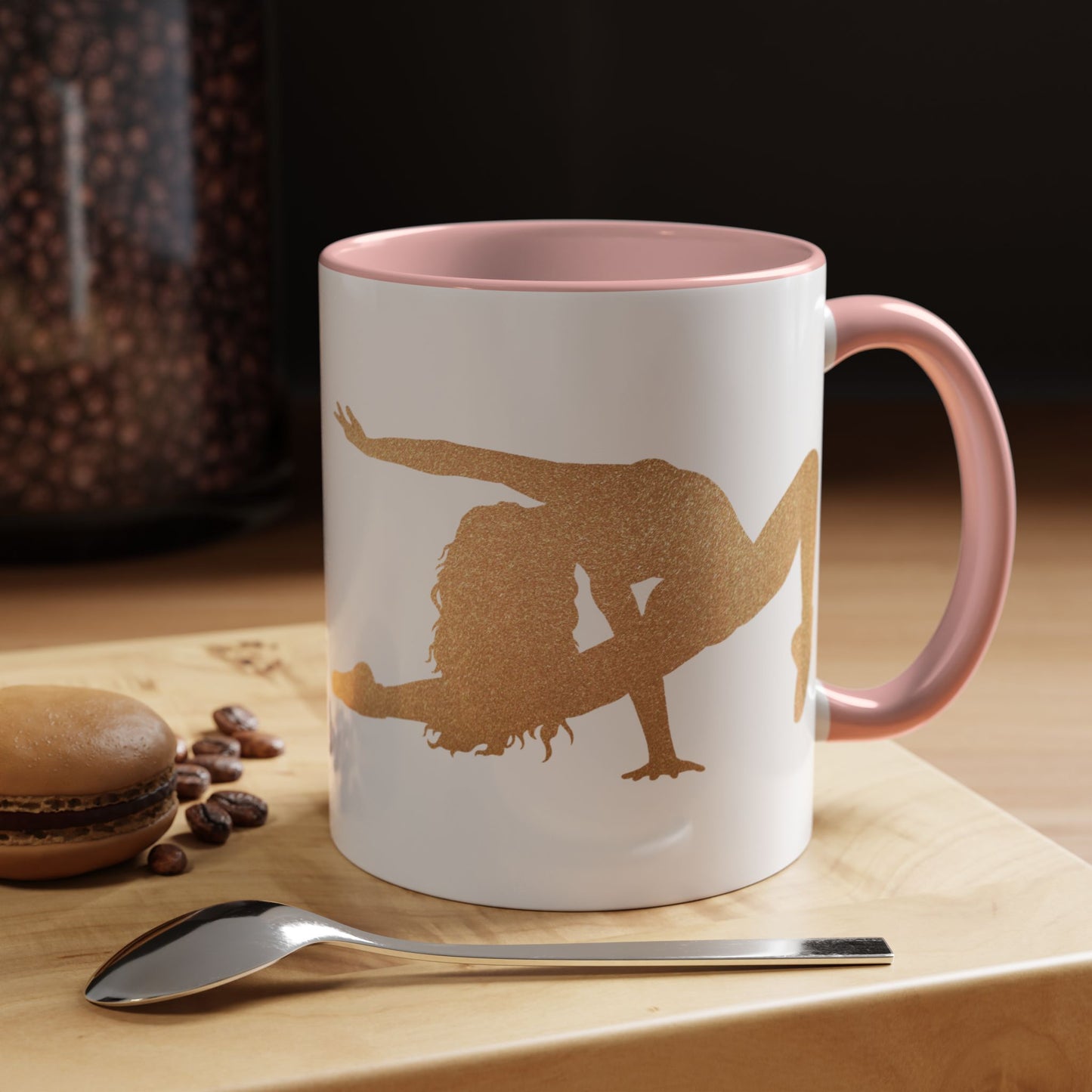 Gold Dancer Accent Coffee Mug