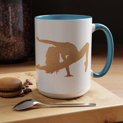 Gold Dancer Accent Coffee Mug