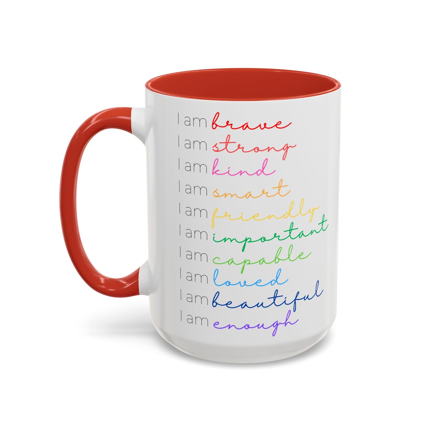 Affirmations Accent Coffee Mug