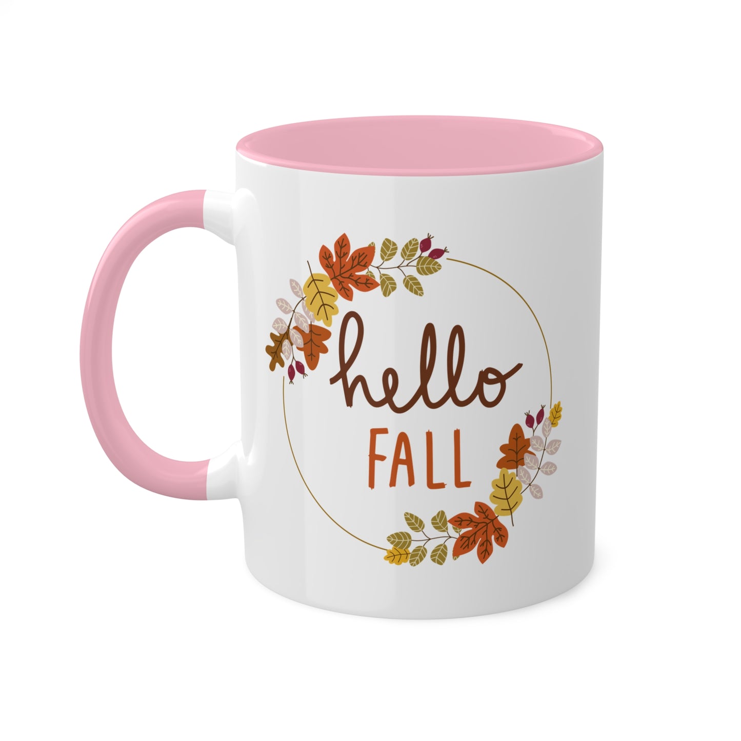 Hello Fall Colorful Mugs