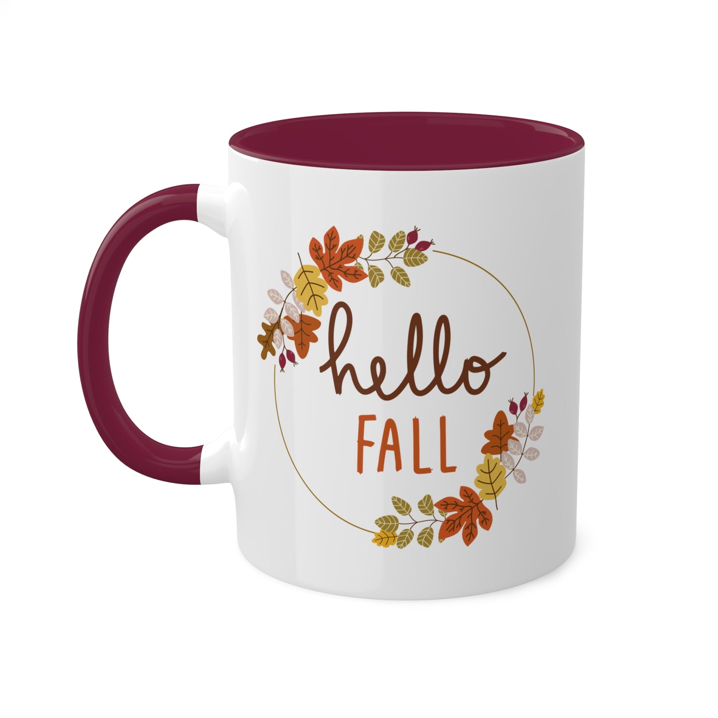 Hello Fall Colorful Mugs