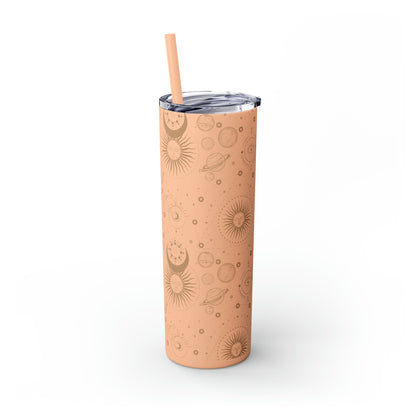 Celestial Skinny Tumbler with Straw