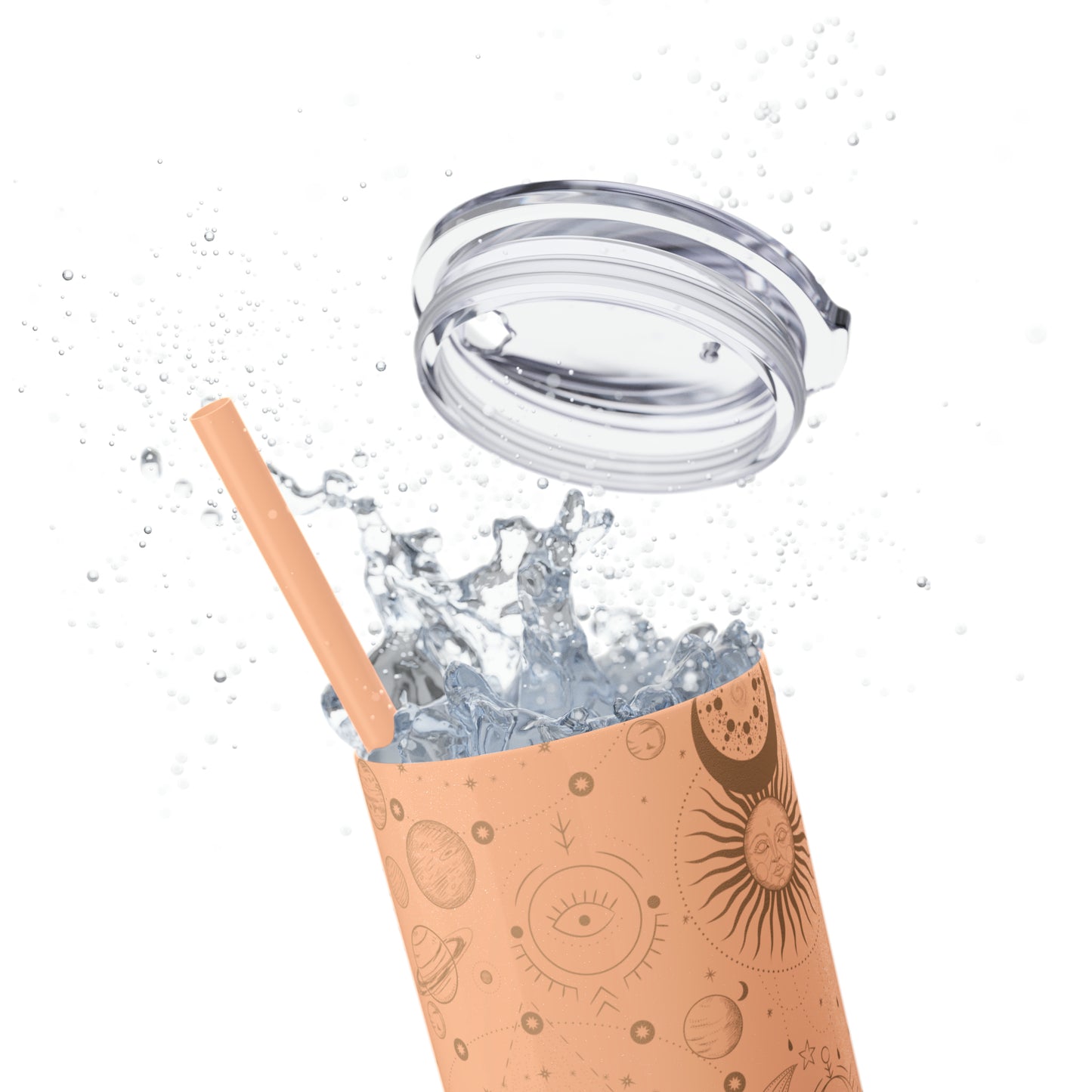 Celestial Skinny Tumbler with Straw