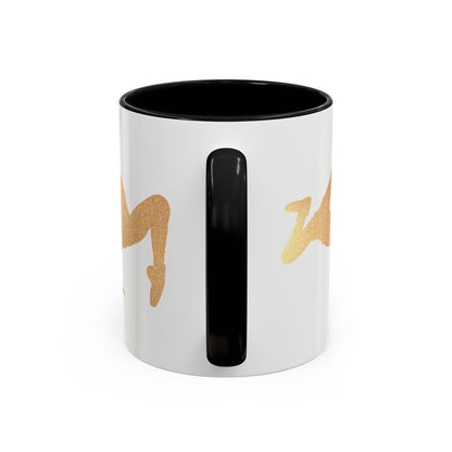 Gold Dancer Accent Coffee Mug