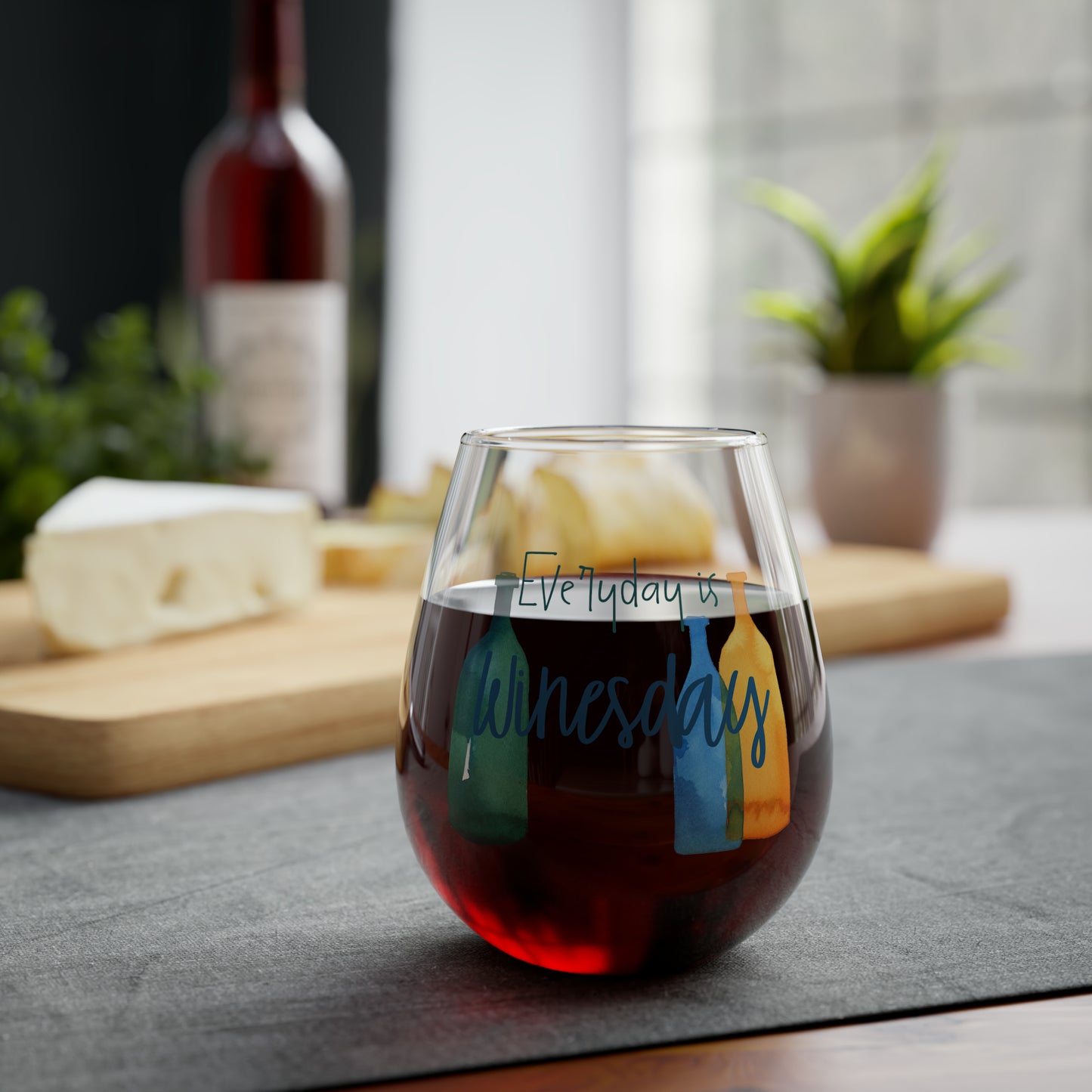 Everyday is Winesday Stemless Wine Glass