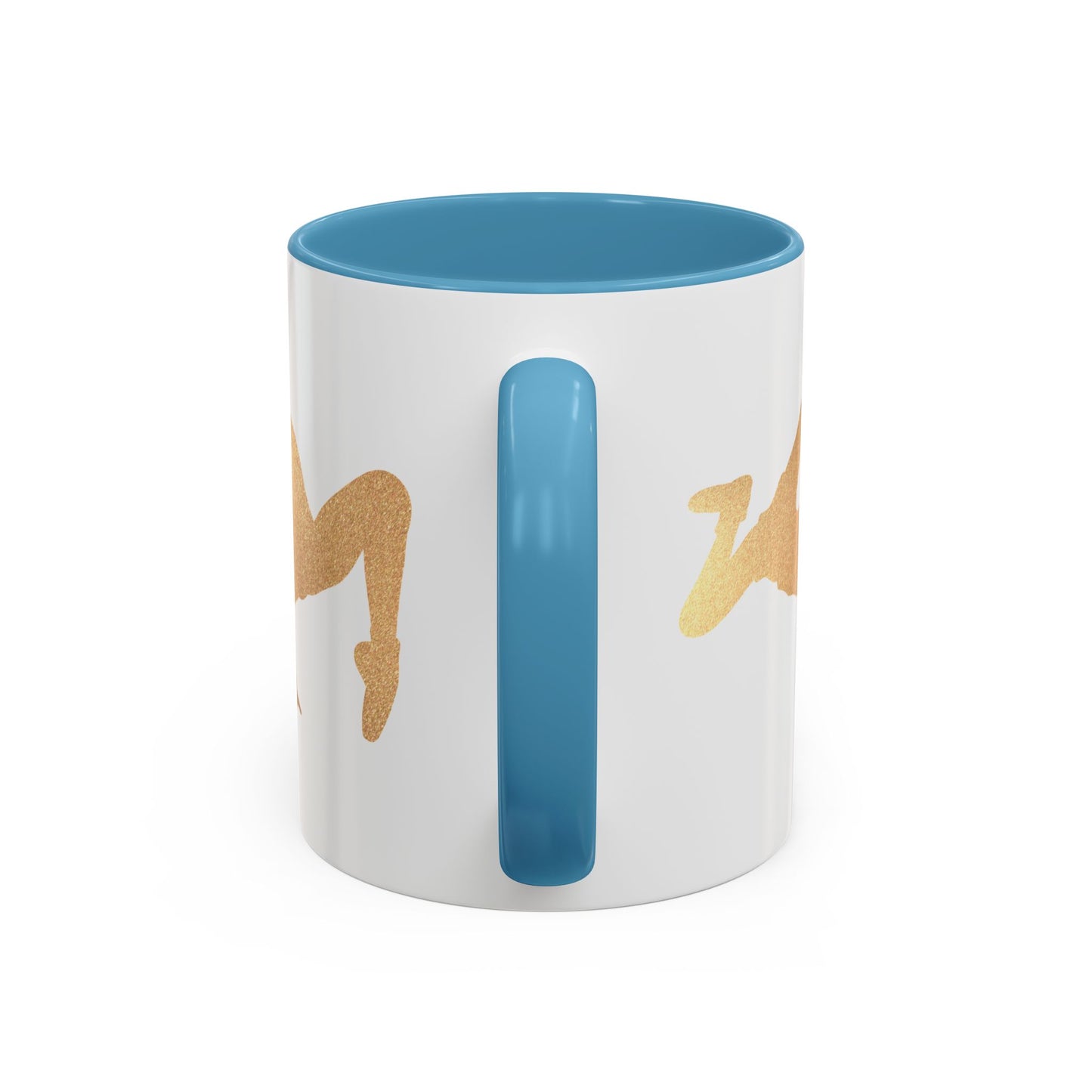 Gold Dancer Accent Coffee Mug